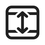 Table Row Resize SVG Icon